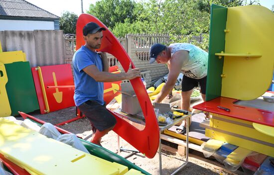Открытие детского сада в Волновахе