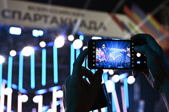 Церемония закрытия Всероссийской спартакиады