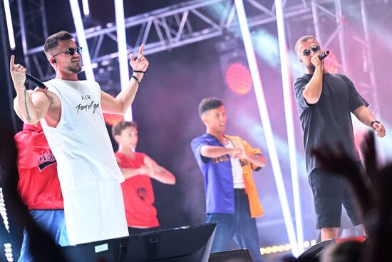 Церемония закрытия Всероссийской спартакиады