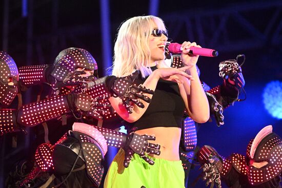 Церемония закрытия Всероссийской спартакиады