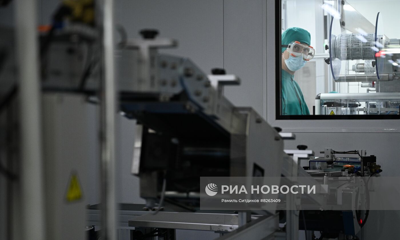 Производство лекарственных препаратов на заводе "Биохимик"