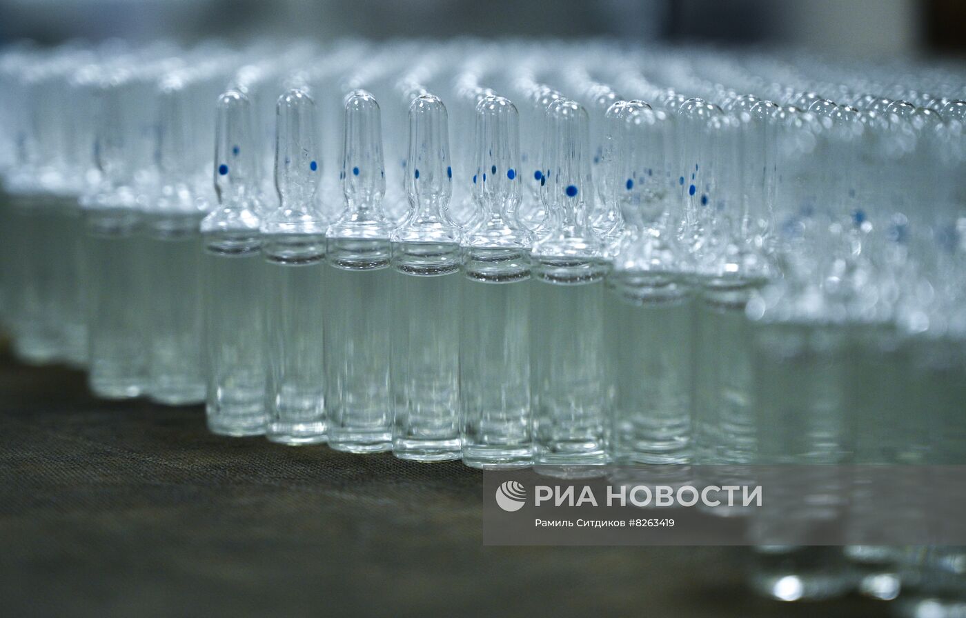 Производство лекарственных препаратов на заводе "Биохимик"