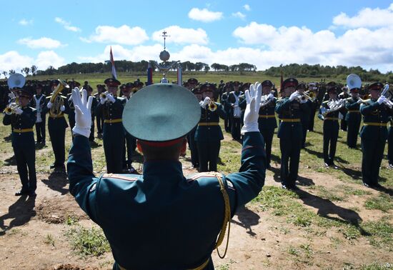 Открытие международных учений "Восток-2022" в Приморском крае