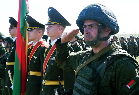 Открытие международных учений "Восток-2022" в Приморском крае