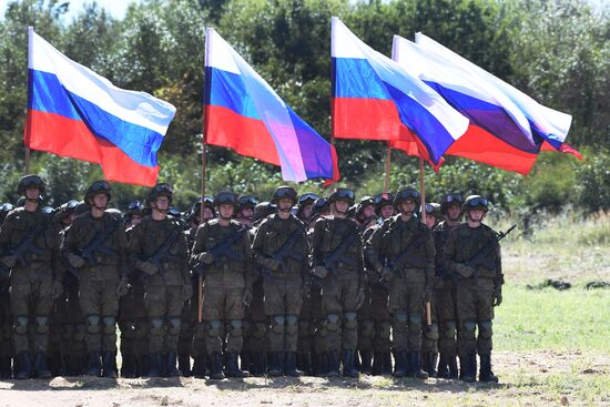 Открытие международных учений "Восток-2022" в Приморском крае
