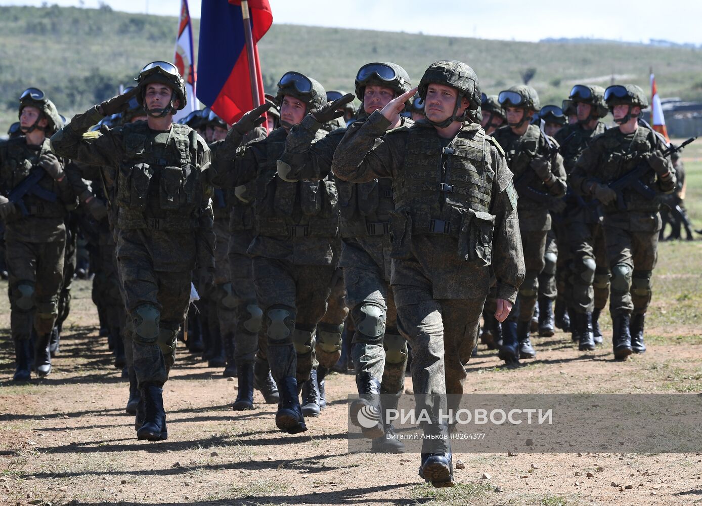 Открытие международных учений "Восток-2022" в Приморском крае