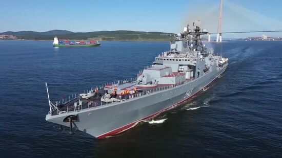 Боевые корабли Тихоокеанского флота приступили к развертыванию в рамках учений "Восток-2022"