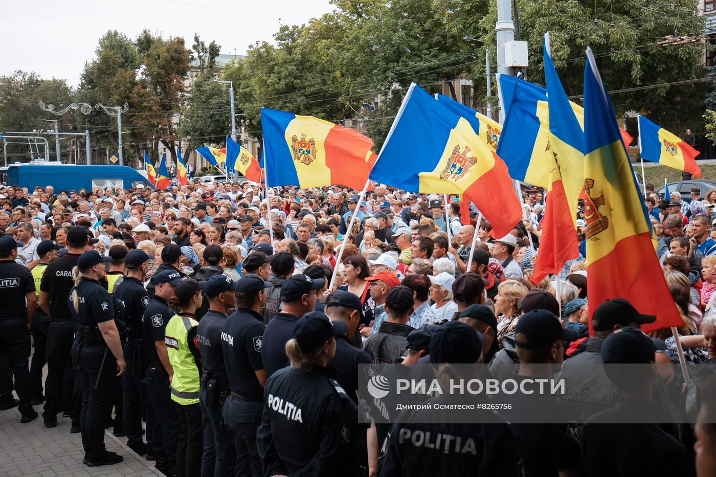 Протесты в Кишиневе