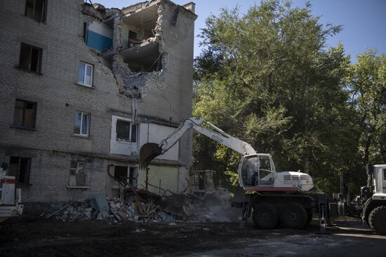 Повседневная жизнь в освобожденном Северодонецке в ЛНР