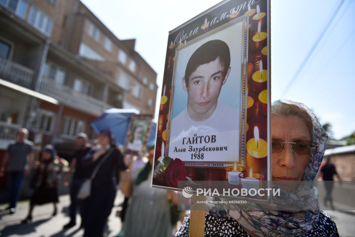 Траурные мероприятия по случаю годовщины трагедии в Беслане