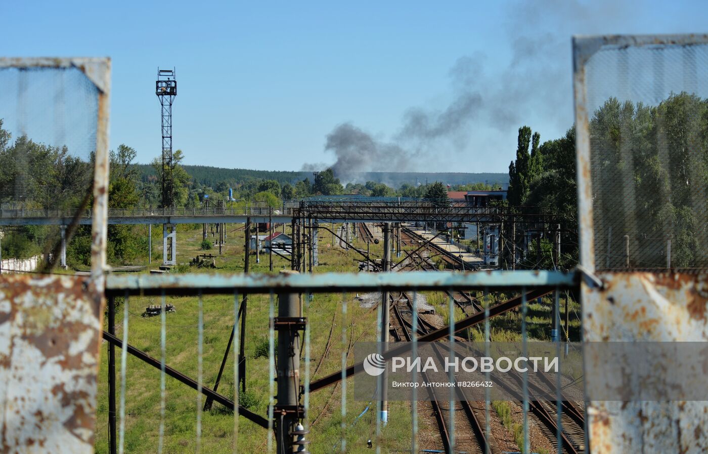 Город Изюм после обстрелов ВСУ