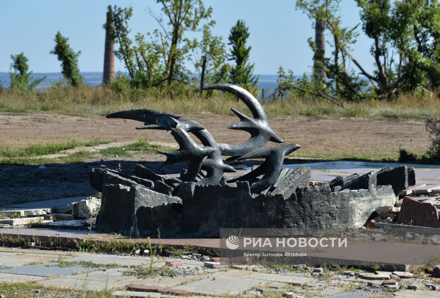 Город Изюм после обстрелов ВСУ