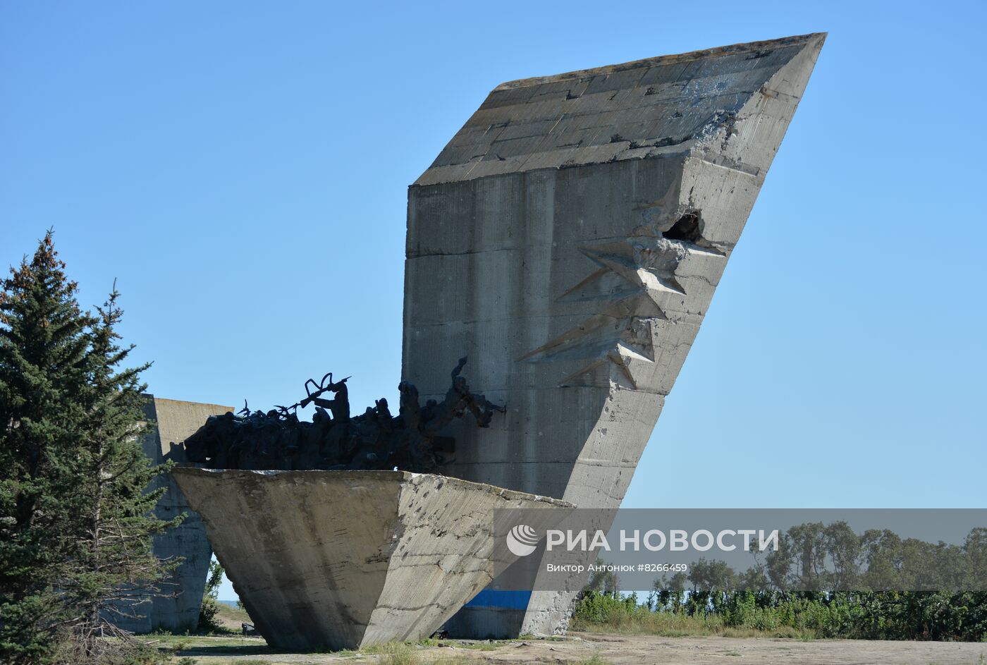 Город Изюм после обстрелов ВСУ