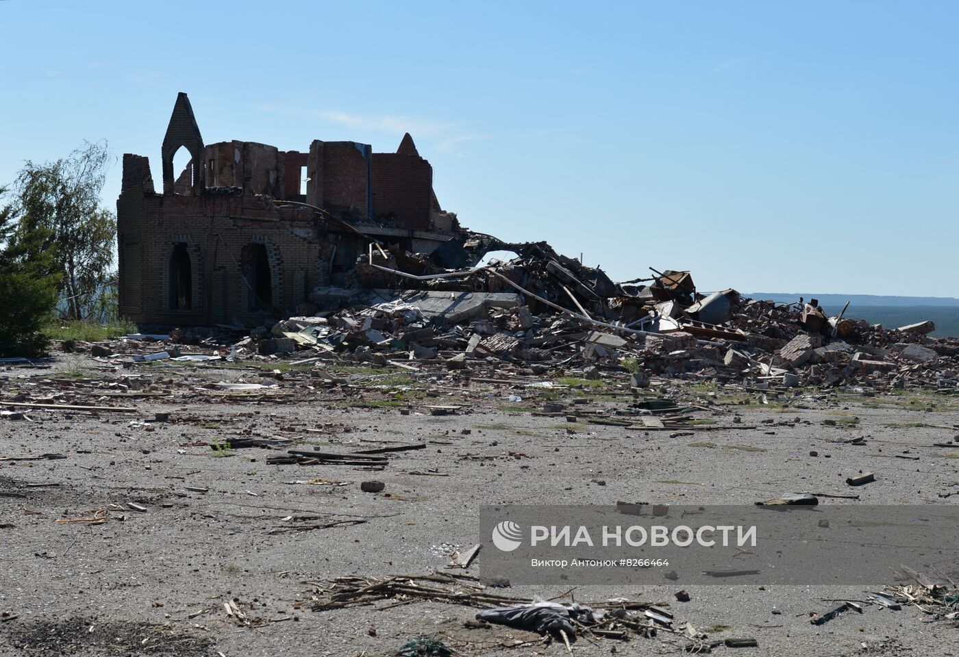 Город Изюм после обстрелов ВСУ