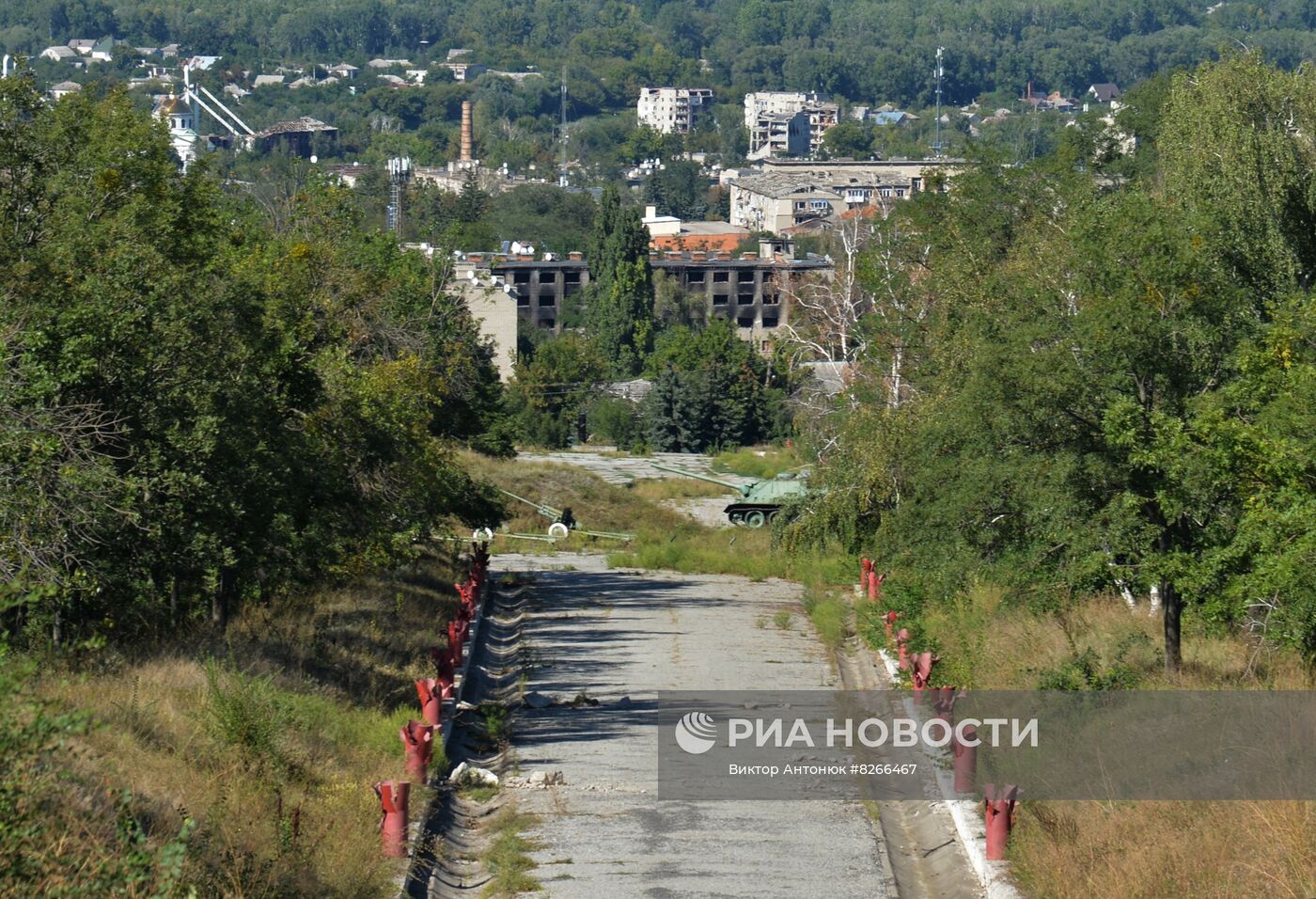 Город Изюм после обстрелов ВСУ
