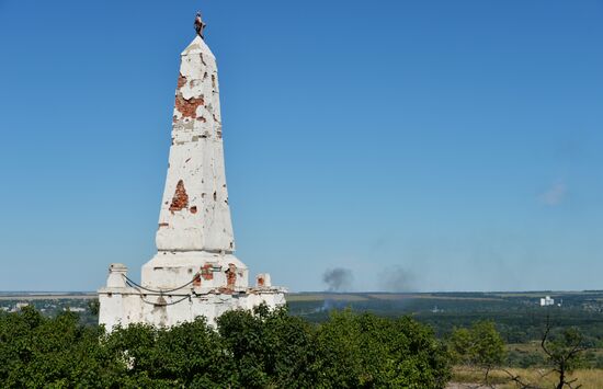 Город Изюм после обстрелов ВСУ