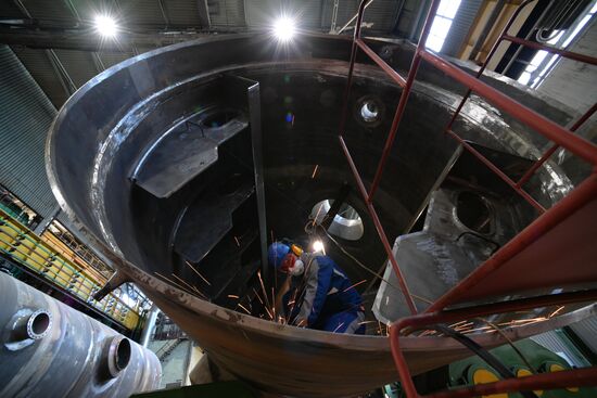 Производство оборудования для атомного реактора египетской АЭС "Эль-Дабаа"