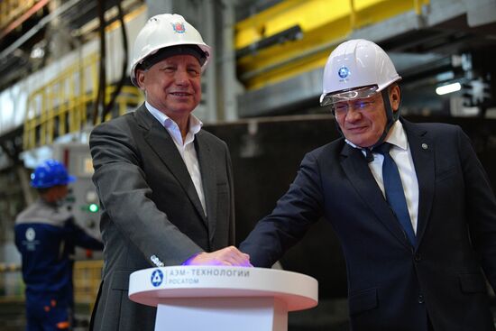 Производство оборудования для атомного реактора египетской АЭС "Эль-Дабаа"