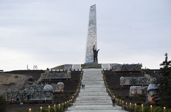 Отреставрированный мемориал "Саур-Могила" в ДНР