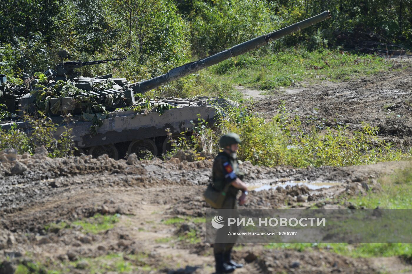 На полигоне Успеновский в рамках учения "Восток-2022" 