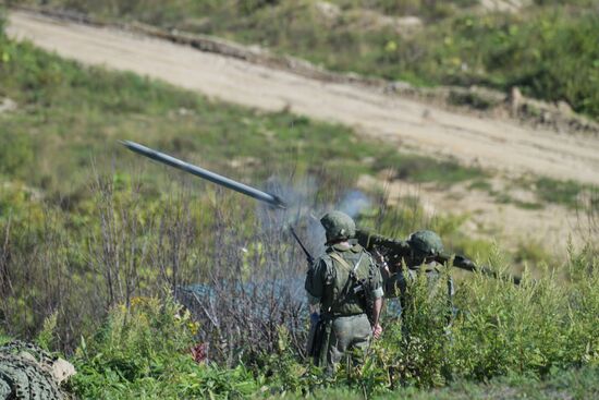 На полигоне Успеновский в рамках учения "Восток-2022" 