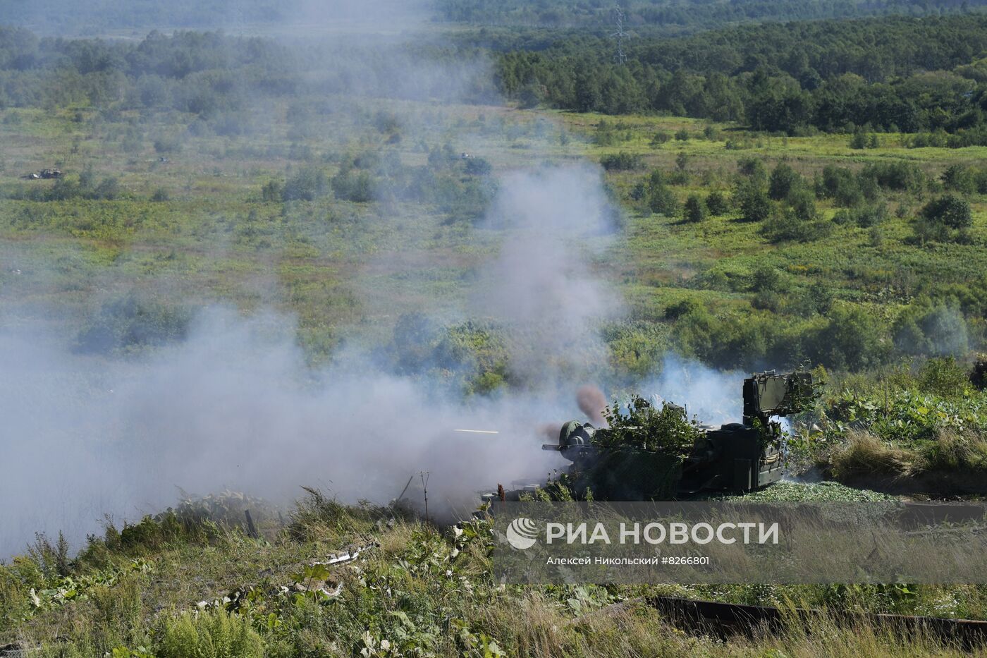 На полигоне Успеновский в рамках учения "Восток-2022" 