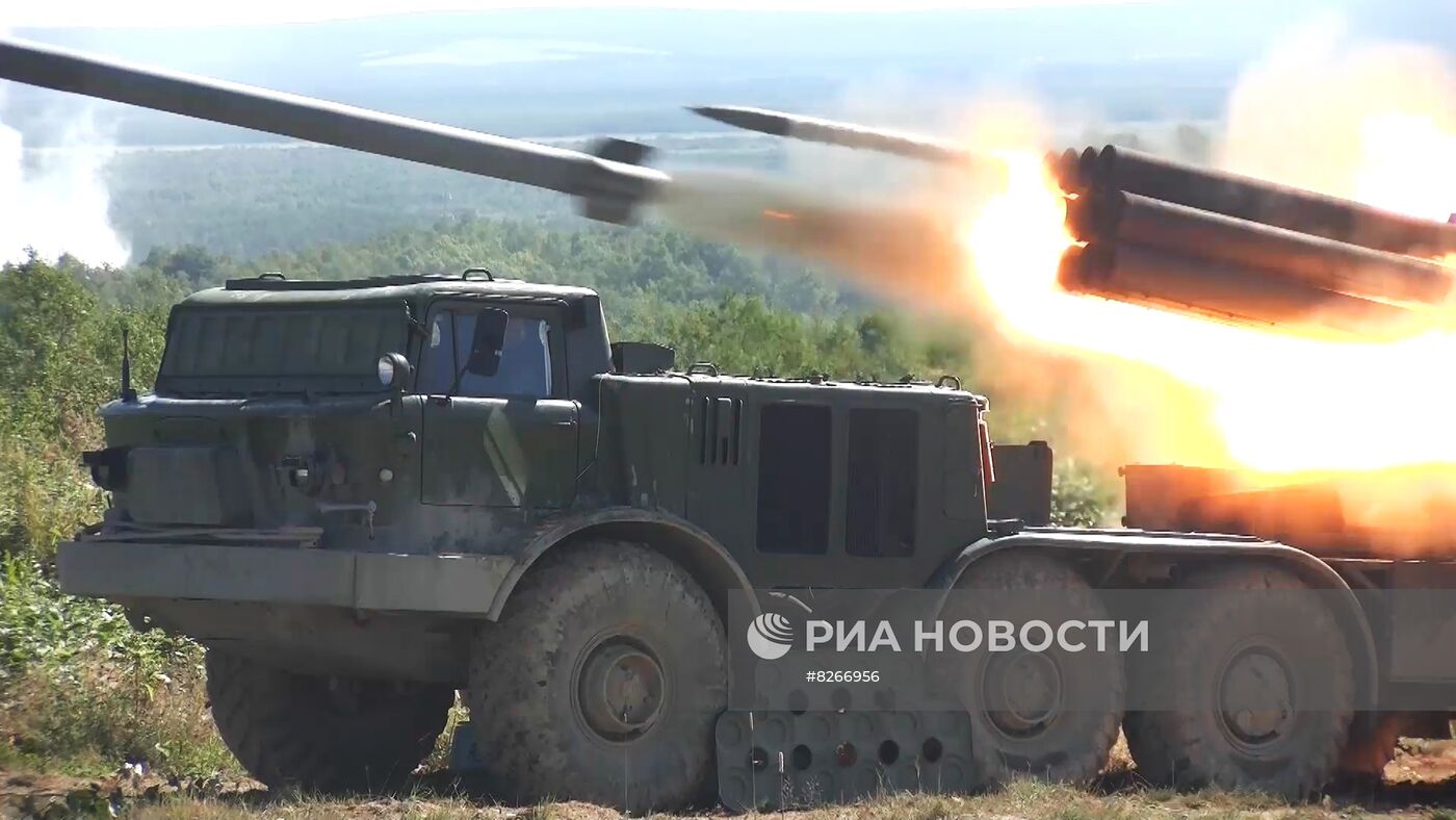 На полигоне Успеновский в рамках учения "Восток-2022"