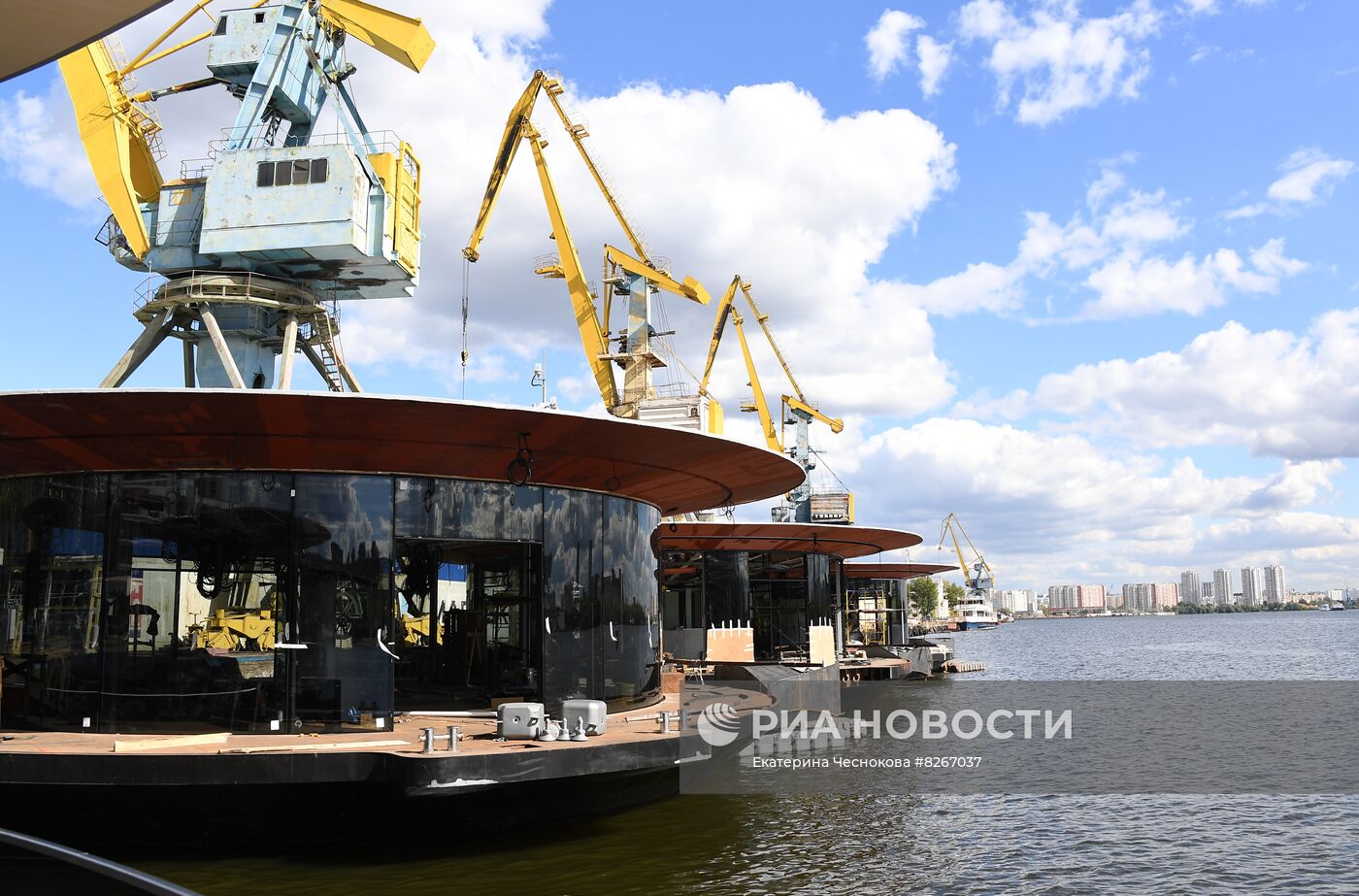 Подготовка к запуску электросудов в Москве