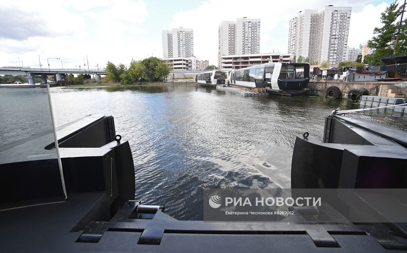 Подготовка к запуску электросудов в Москве