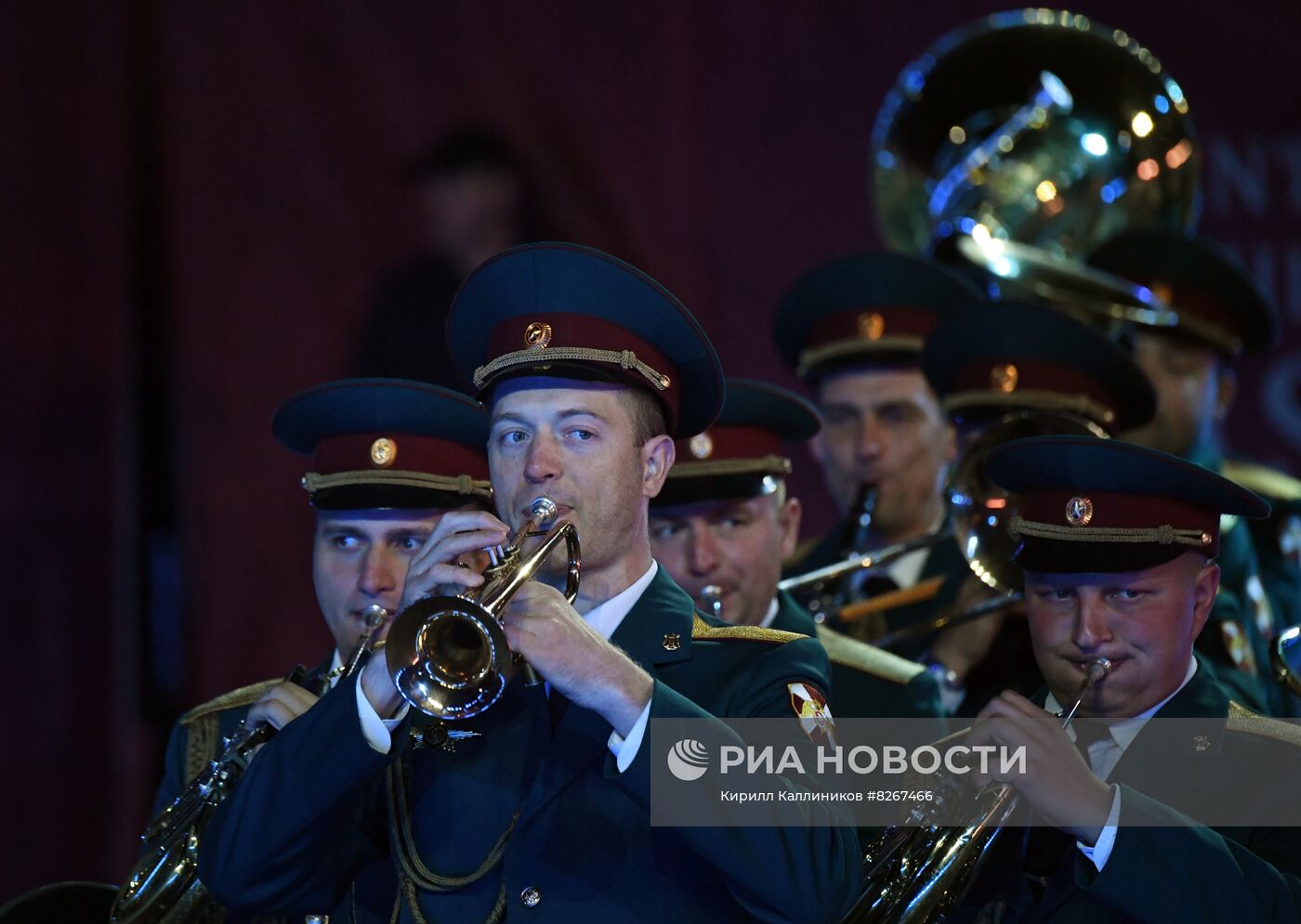 Церемония закрытия Международного военно-музыкального фестиваля "Спасская башня"  