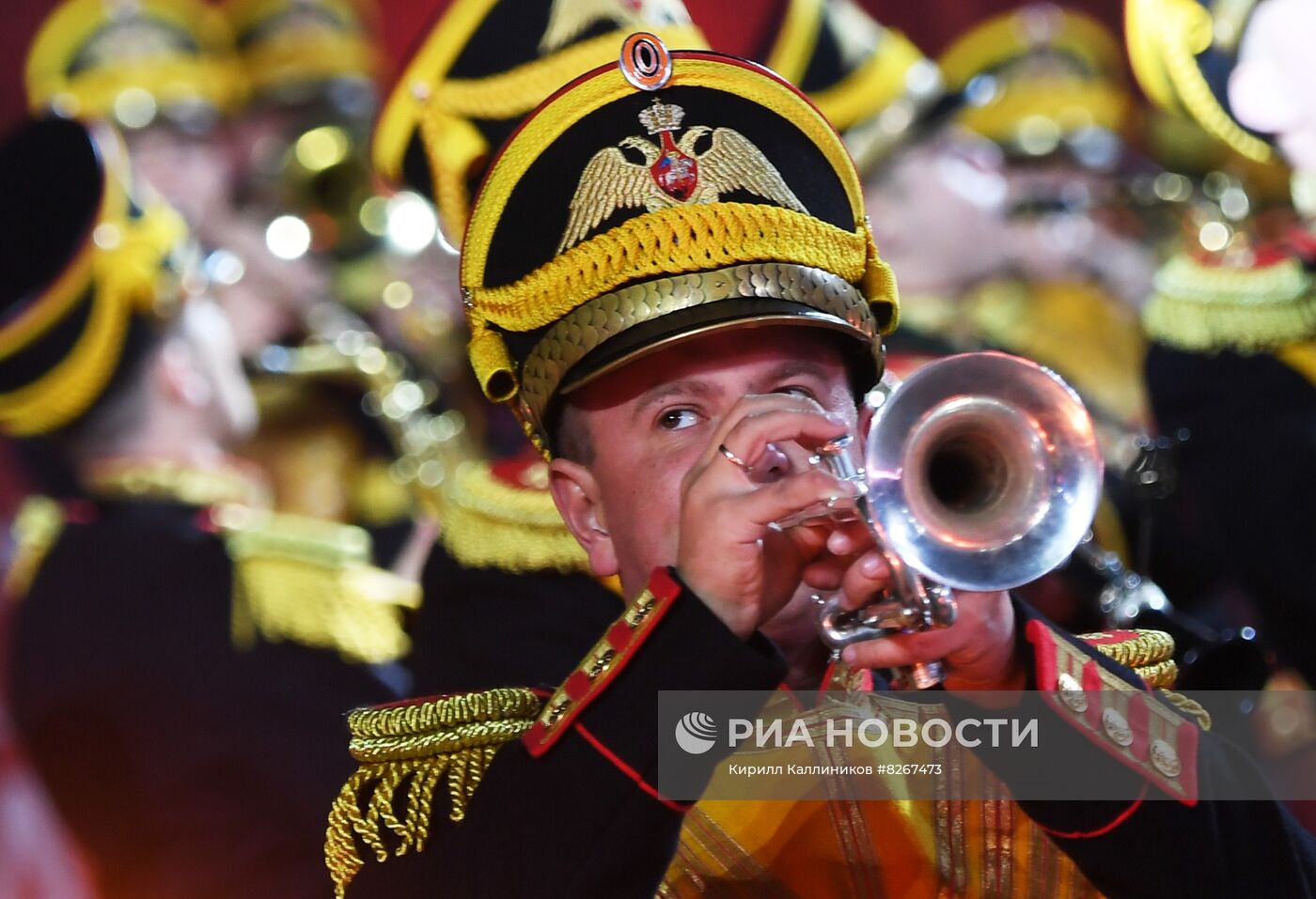 Церемония закрытия Международного военно-музыкального фестиваля "Спасская башня"  