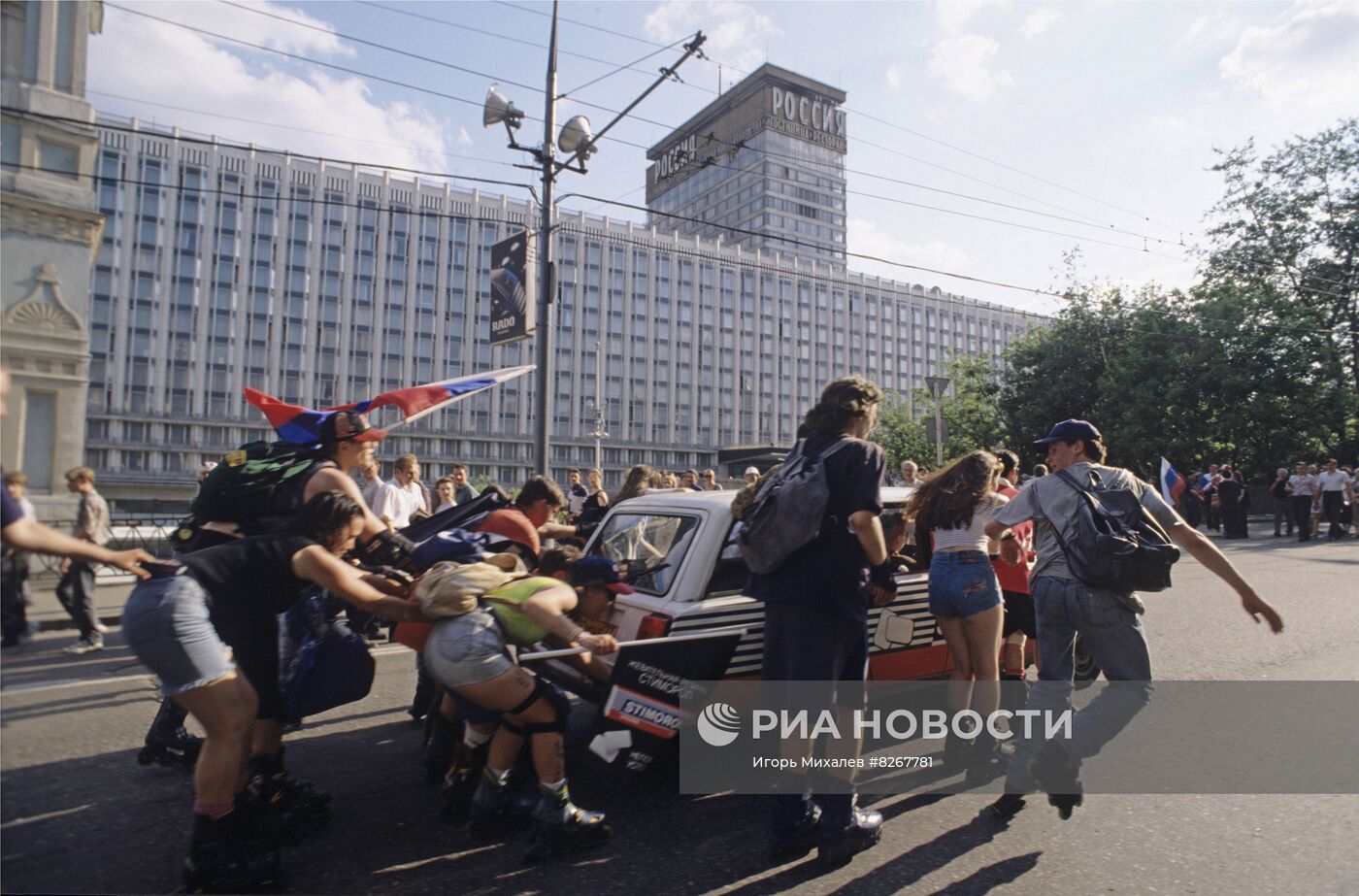 Заезд роллеров, посвященный Дню независимости РФ