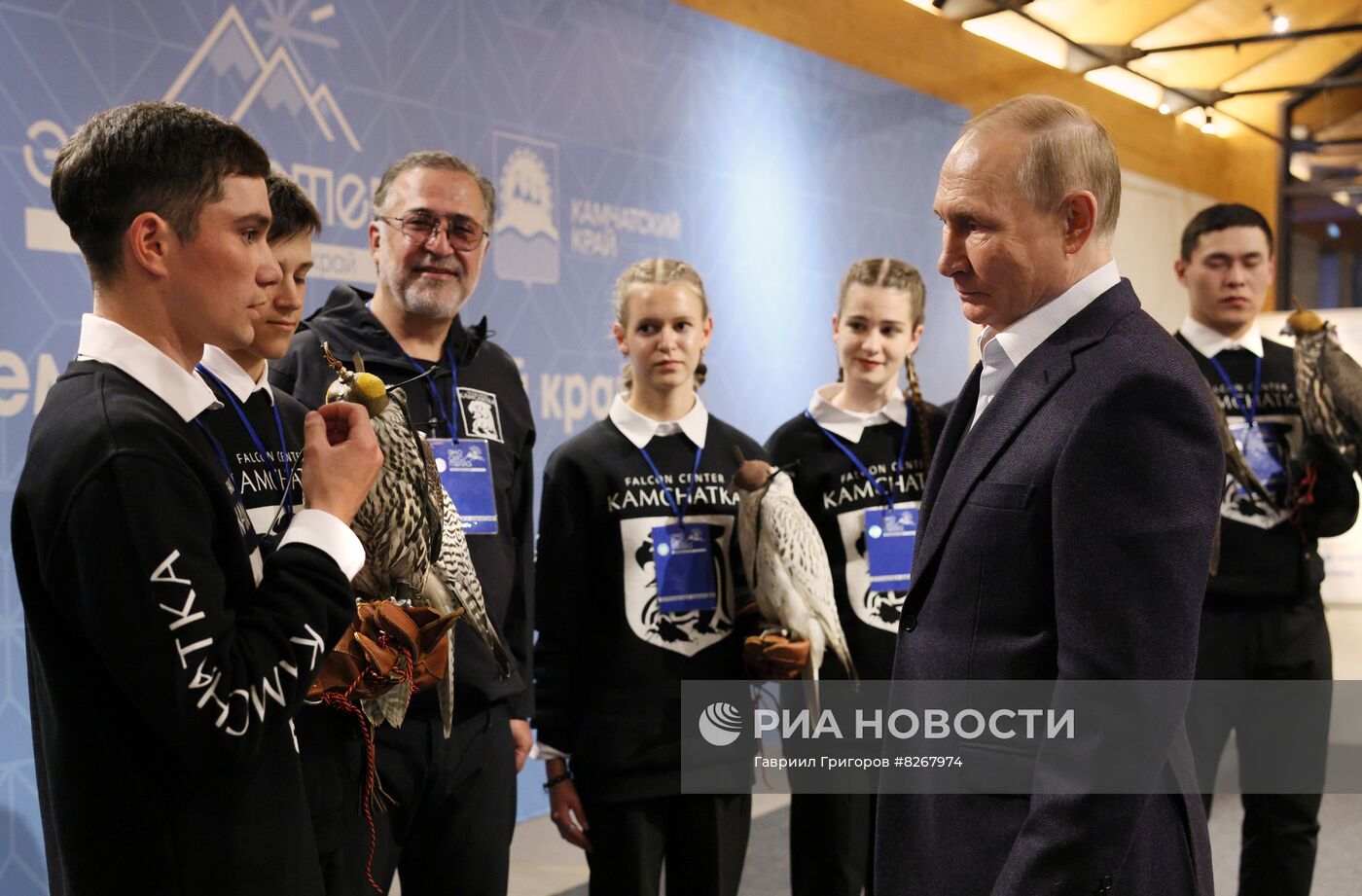 Рабочая поездка президента РФ В. Путина в Петропавловск-Камчатский