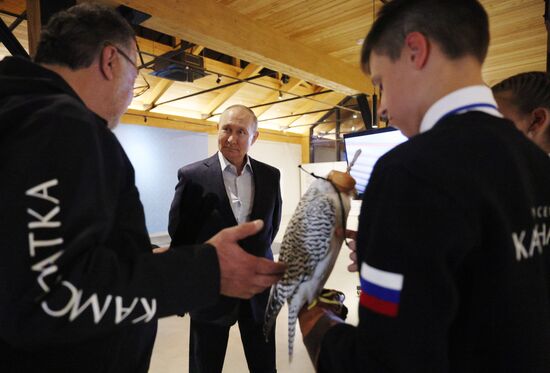 Рабочая поездка президента РФ В. Путина в Петропавловск-Камчатский