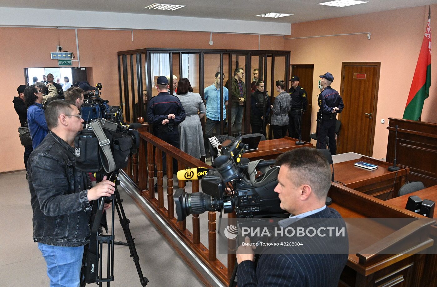 Оглашение приговора по делу о попытке госпереворота в Белоруссии