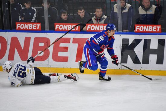 Хоккей. КХЛ. Матч СКА - "Барыс"