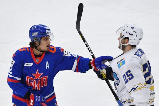 Хоккей. КХЛ. Матч СКА - "Барыс"