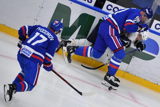 Хоккей. КХЛ. Матч СКА - "Барыс"