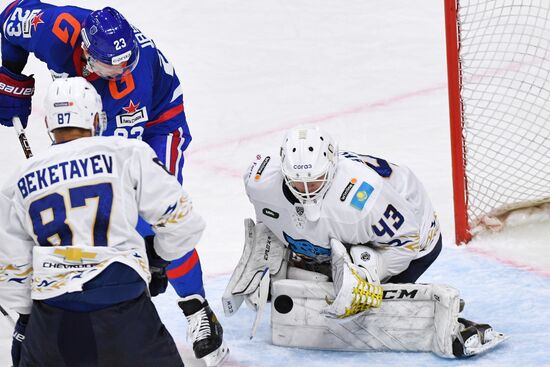 Хоккей. КХЛ. Матч СКА - "Барыс"