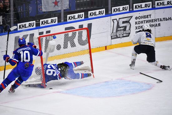 Хоккей. КХЛ. Матч СКА - "Барыс"