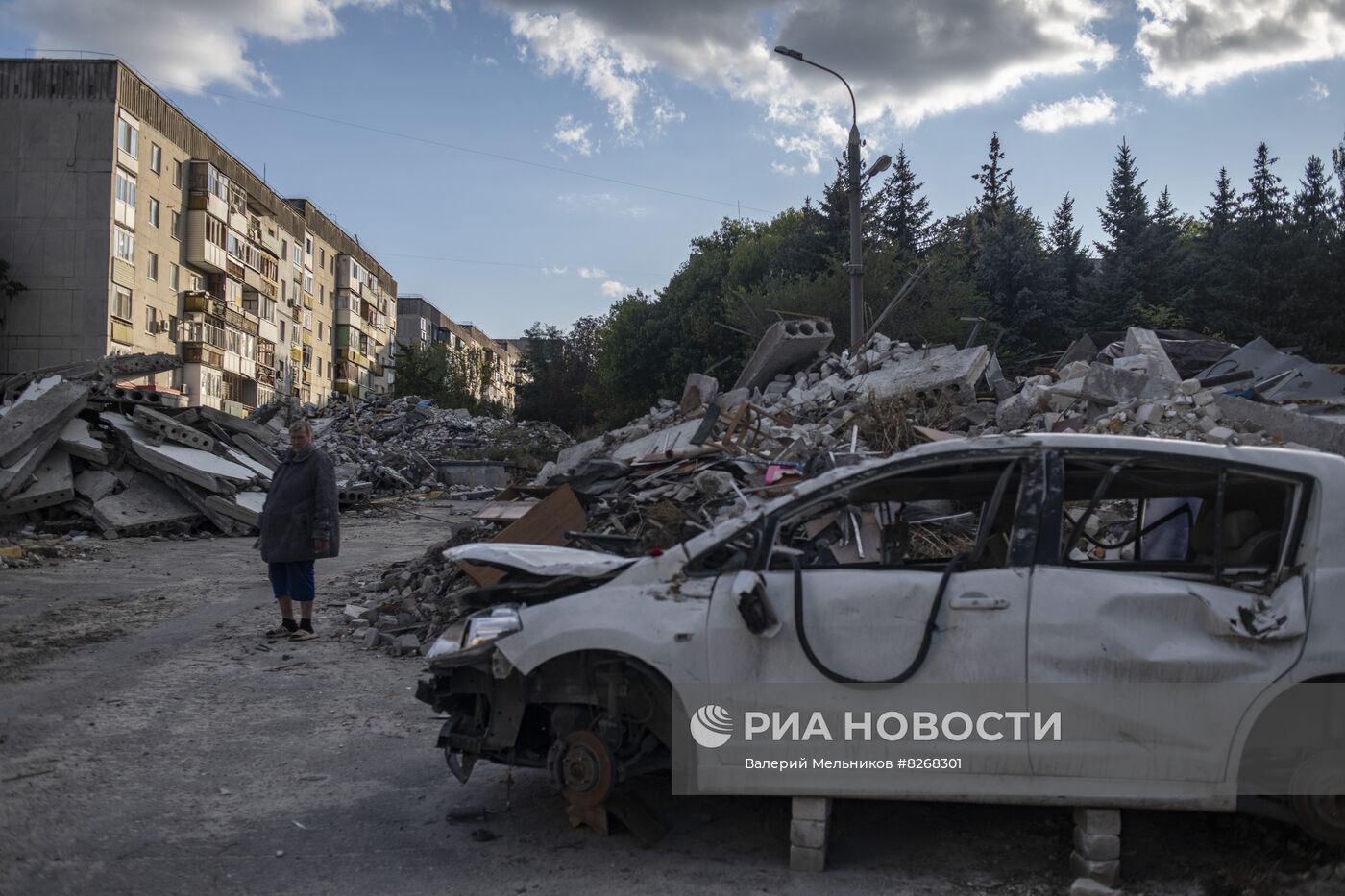 Повседневная жизнь в освобожденном Лисичанске в ЛНР