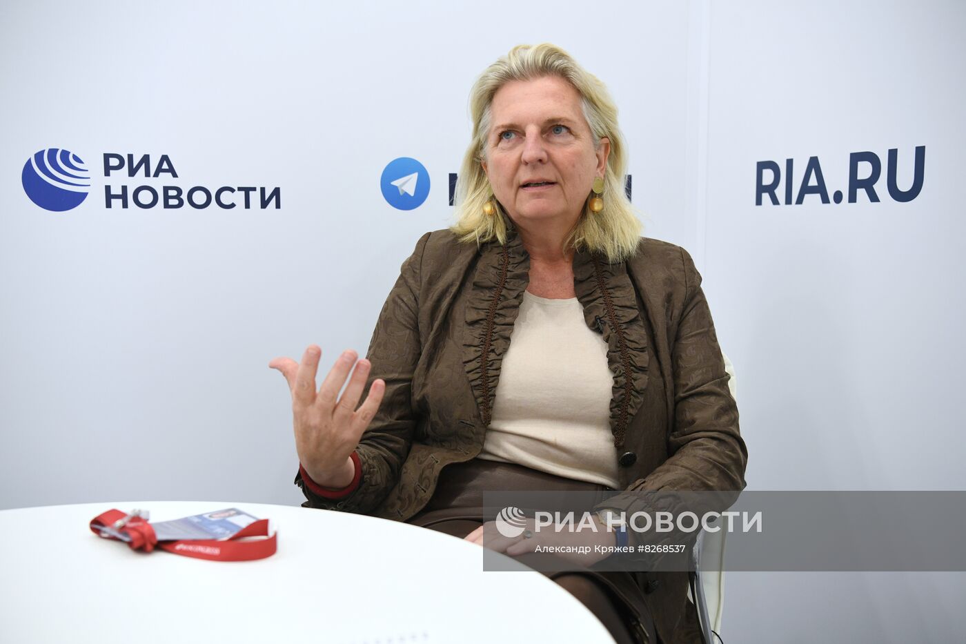 ВЭФ-2022. Работа стенда медиагруппы "Россия сегодня"