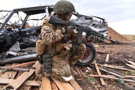 Бойцы ЧВК "Вагнер" в ДНР