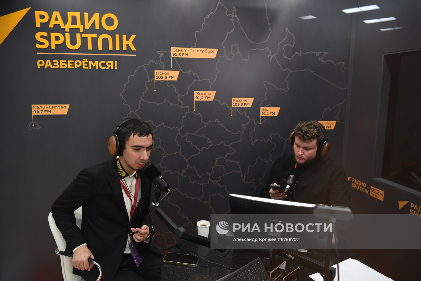 ВЭФ-2022. Работа студии радио Sputnik