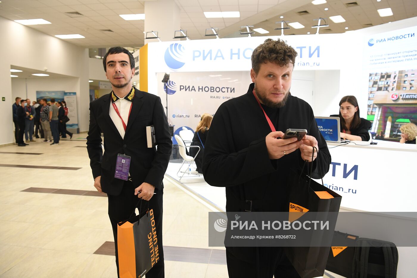 ВЭФ-2022. Работа стенда медиагруппы "Россия сегодня"