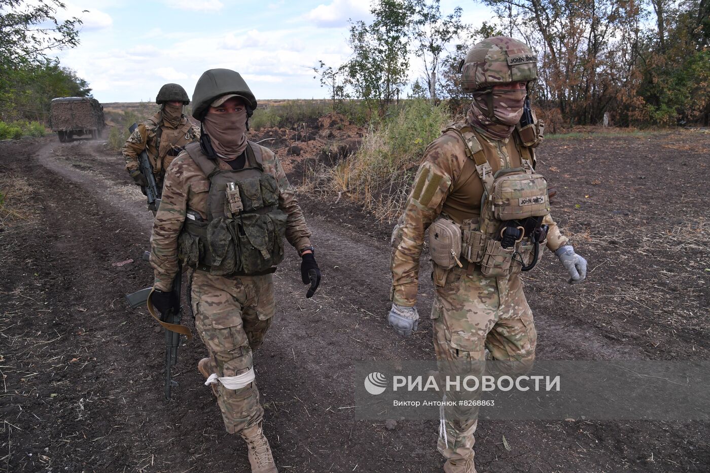 Бойцы ЧВК "Вагнер" в ДНР