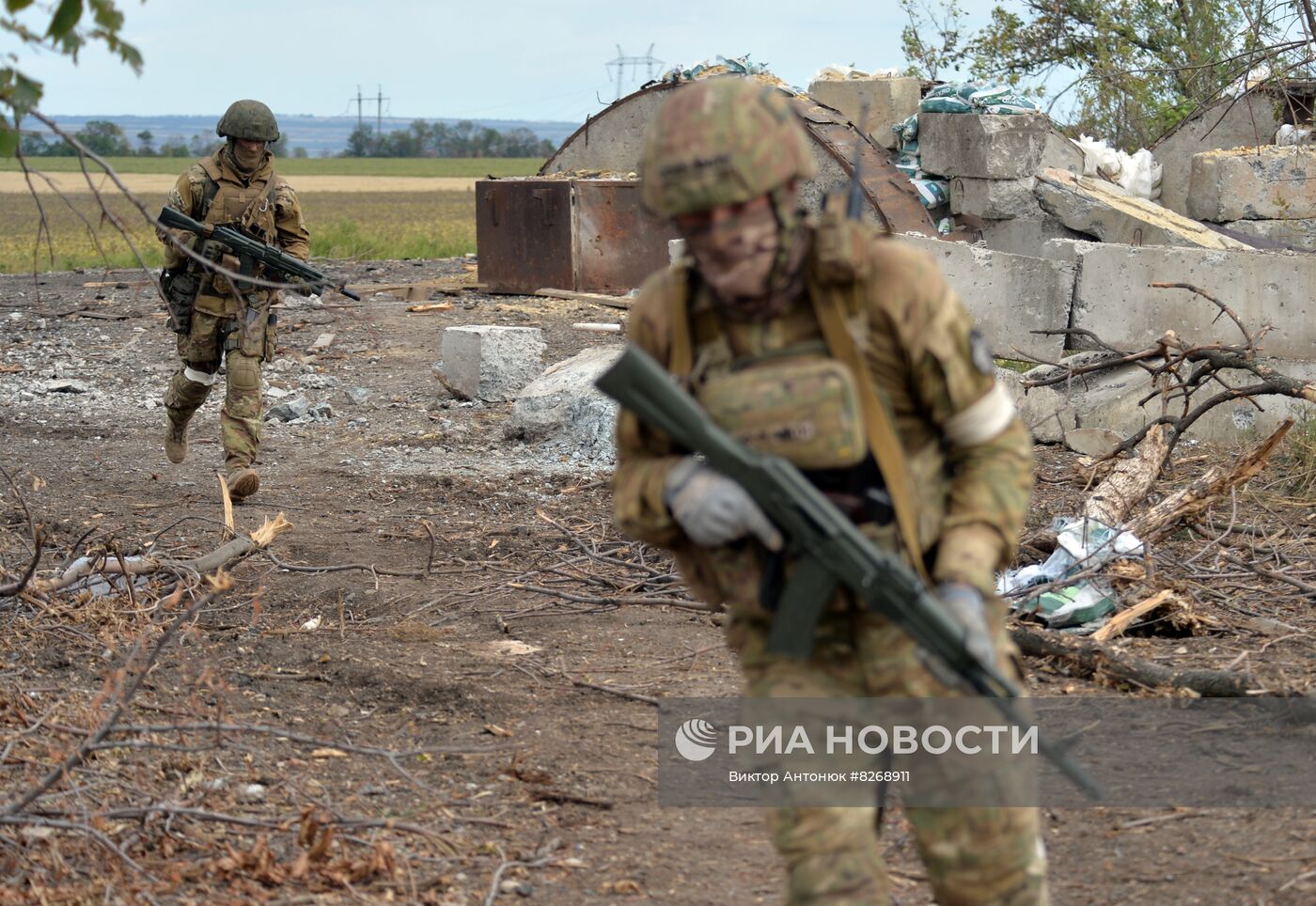 Бойцы ЧВК "Вагнер" в ДНР