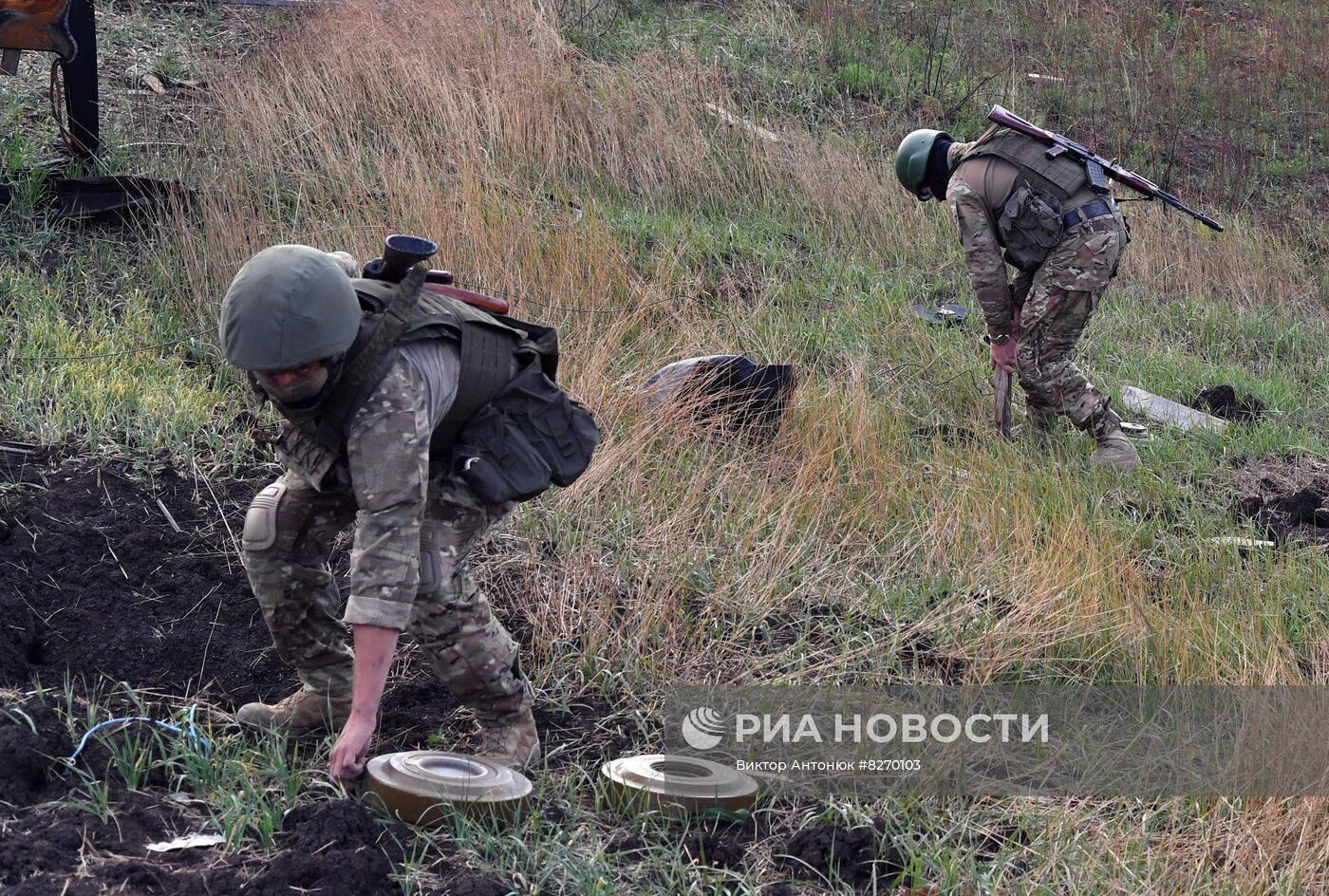 Бойцы группировки "Бахмут" ЧВК "Вагнер"