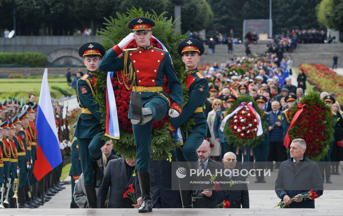 Траурная церемония ко Дню памяти жертв блокады Ленинграда