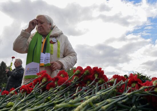 Траурная церемония ко Дню памяти жертв блокады Ленинграда